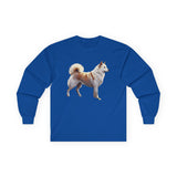 Kishu Ken Unisex Classic Cotton Long Sleeve Tee