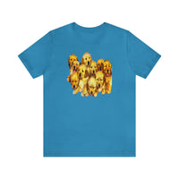 Golden Retriever Puppies Classic Jersey Short Sleeve Tee