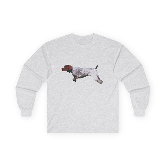 German Shorthaired Pointer "On Point" Classic Cotton Long Sleeve Tee