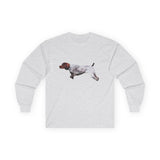 German Shorthaired Pointer "On Point" Classic Cotton Long Sleeve Tee
