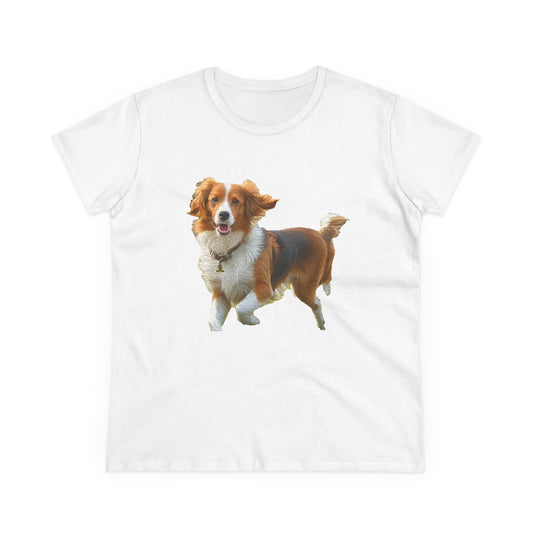 Nederlandse Kooikerhondje   Women's Midweight Cotton Tee