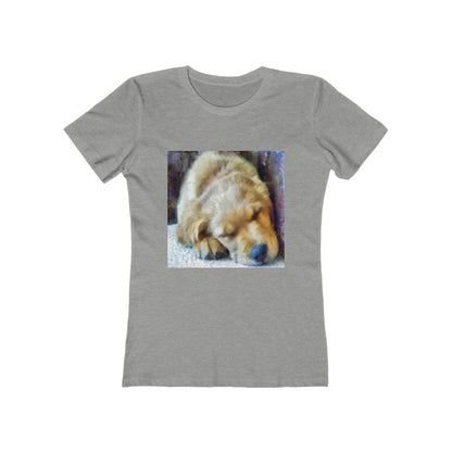 Golden Retriever 'Zuko' Women's Slim Fit T-Shirt