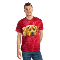 Boerboel Unisex Cotton Tie-Dye Tee, Crystal