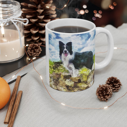 Border Collie Ceramic Mug 11oz