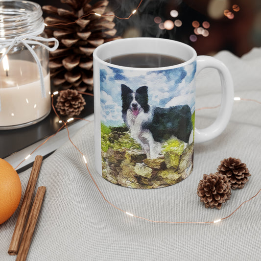 Border Collie Ceramic Mug 11oz