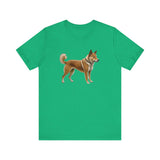 Shikoku - Japanese Hunting Dog Unisex Jersey Short Sleeve Tee