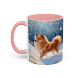 Finnish Spitz - Ceramic Accent Coffee Mug  - 2 Sizes