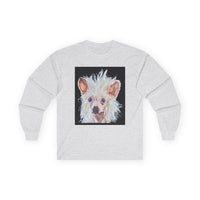 Chinese Crested Unisex Cotton Long Sleeve Tee
