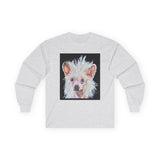 Chinese Crested Unisex Cotton Long Sleeve Tee