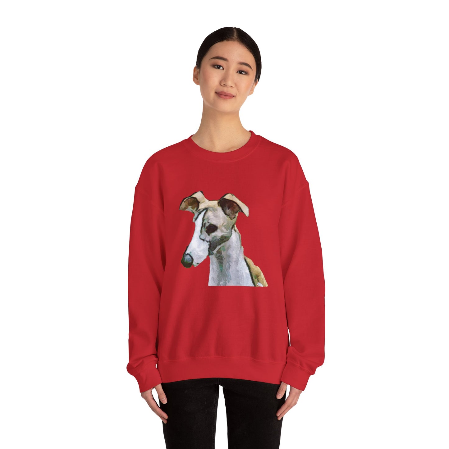 Whippet 'Simba' Unisex 50/50 Crewneck Sweatshirt
