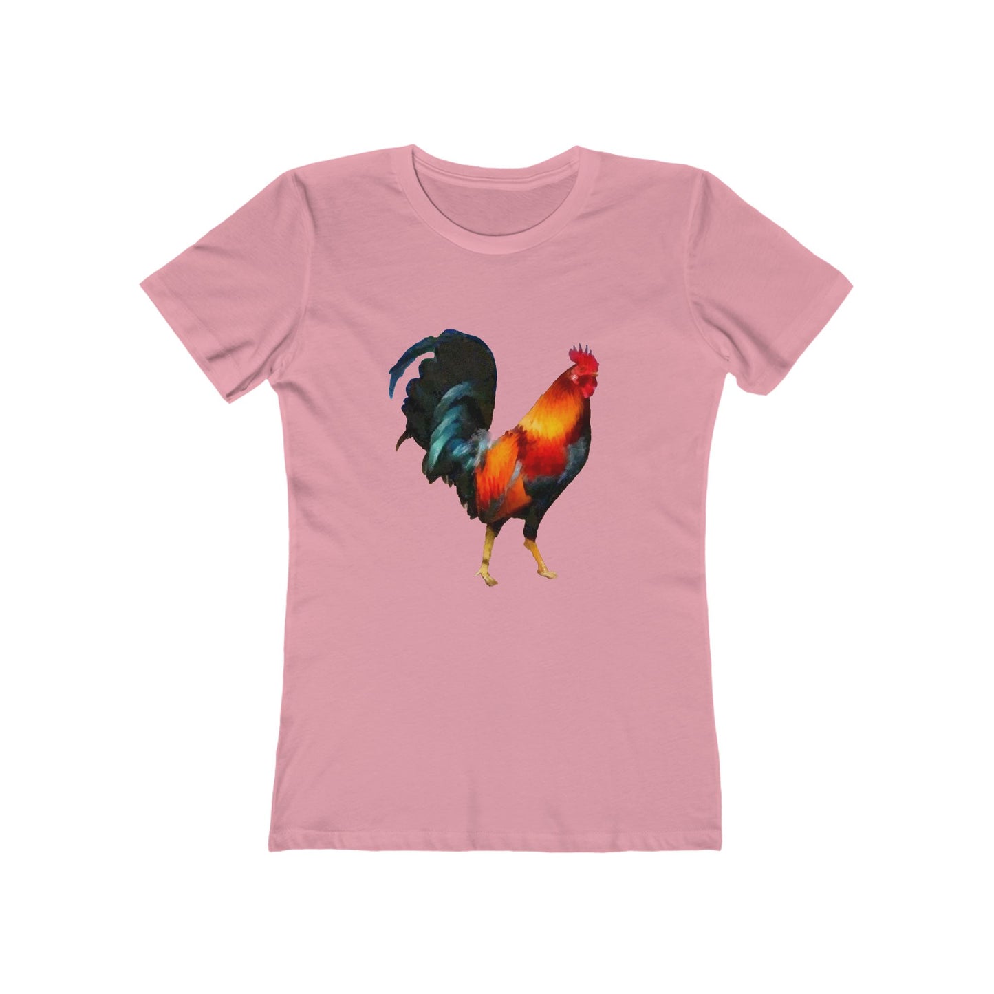 Rooster 'Silas' Women's Slim Fit Ringspun Cotton T-Shirt
