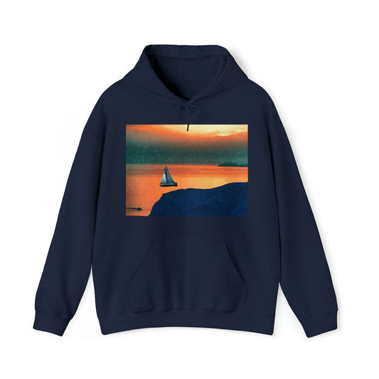 Kastro Sunset (Sifnos, Greece) Unisex 50/50 Hoodie by Doggylips™