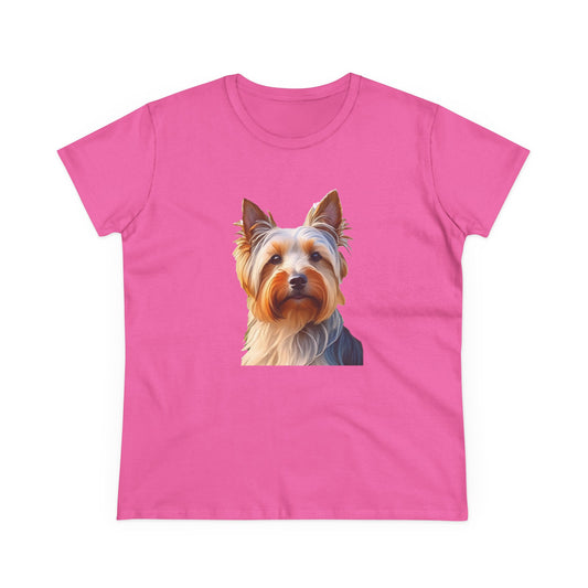 Silky Terrier Women's Midweight Cotton Tee
