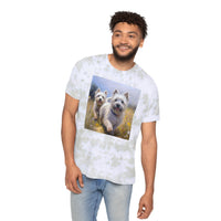 Cairn Terriers - Unisex  Fashion Tie-Dyed T-Shirt