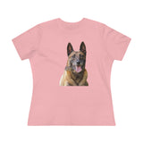 Belgian Malinois -  Women's Relaxed Fit Cotton Tee