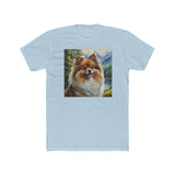 German Spitz - Men's Fitted Cotton Crew Tee