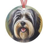 Tibetan Terrier Metal Ornaments