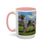 Wirehaired Pointing Griffon Ceramic Accent Coffee Mug - 2 sizes