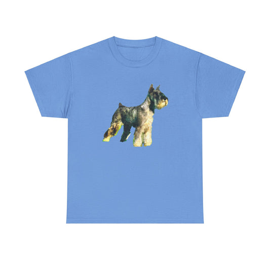 Elegant Schnauzer Unisex Heavy Cotton Tee