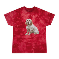 Clumber Spaniel - Tie-Dye Tee, Crystal