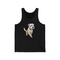 Dandie Terrier - Unisex Jersey Tank