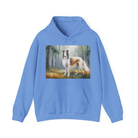 Borzoi 'Russian Wolfhound' Unisex 50/50 Hooded Sweatshirt