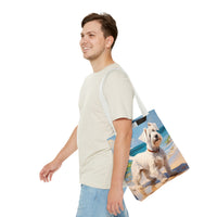 Sealyham Terrier Polyester Tote Bag (AOP)