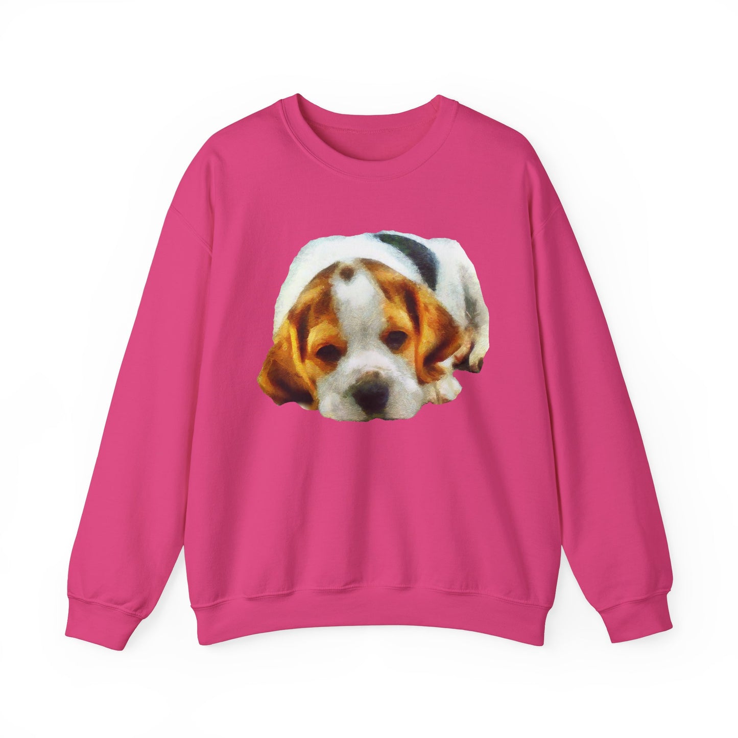 English Foxhound 'Sasha' Unisex 50/50 Crewneck Sweatshirt