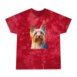 Silky Terrier Unisex Tie-Dye Tee, Crystal