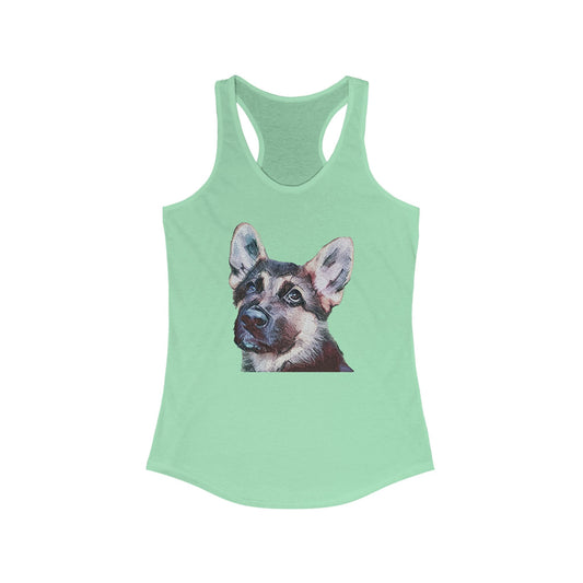 German Shepherd 'Sly' Women's Racerback Tank