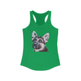 German Shepherd 'Sly' Women's Racerback Tank