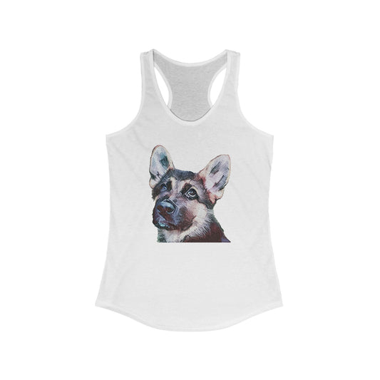 German Shepherd 'Sly' Women's Racerback Tank