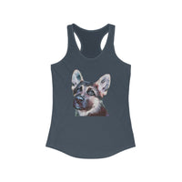 German Shepherd 'Sly' Women's Racerback Tank