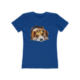 Beagle 'Daisy Mae' Women's Slim Fit T-Shirt: A Touch of Whimsy