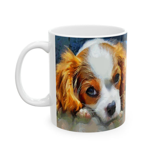 King Charles Spaniel Puppy Ceramic Mug - Sip in Style