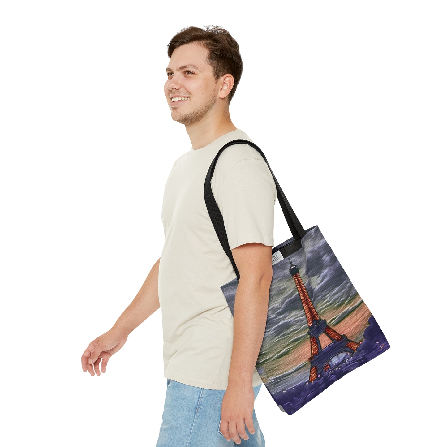 'Eiffel Tower Sunset' Tote Bag