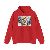 Chinook Sled Dog Unisex 50/50 Hooded Sweatshirt