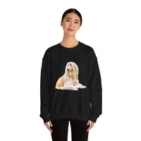 Afghan Hound Unisex 50/50  Crewneck Sweatshirt