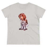 German Shorthaired Pointer "Benny" Women's Midweight Cotton Tee