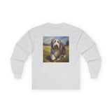 Bearded Collie Cotton Long Sleeve Tee