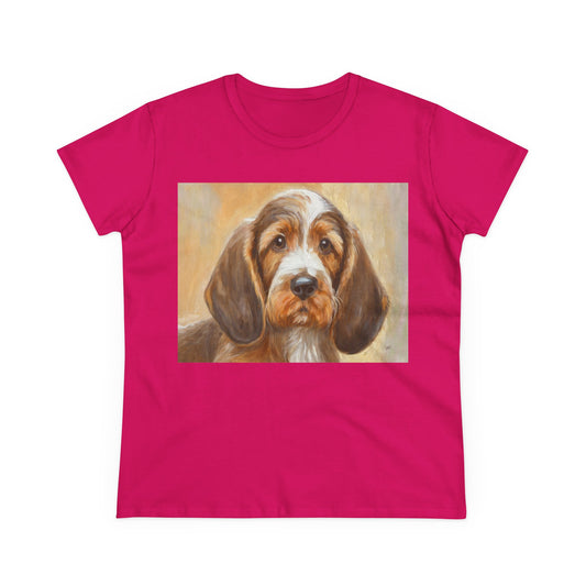 Basset Fauve de Bretagne Women's Midweight Cotton Tee
