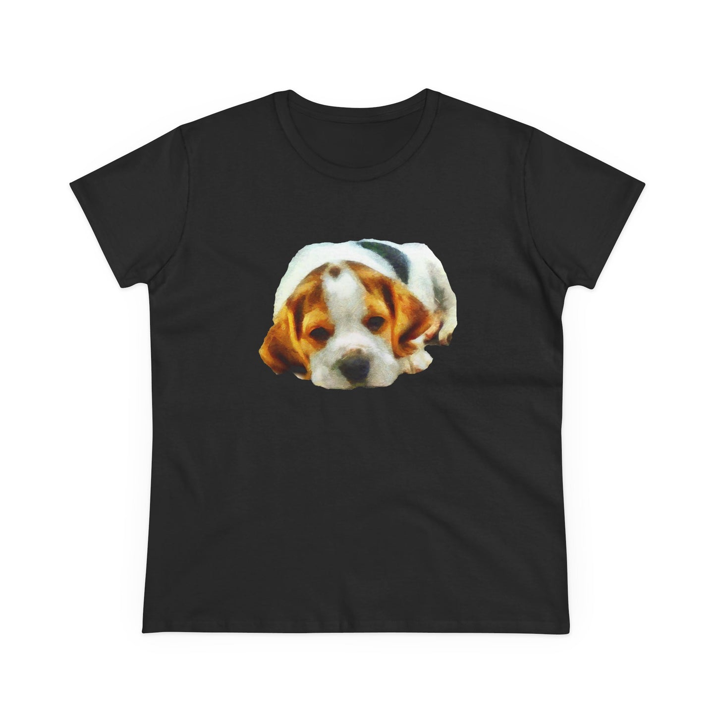English Foxhound 'Sheeba' Women's Midweight Cotton Tee