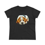 English Foxhound 'Sheeba' Women's Midweight Cotton Tee