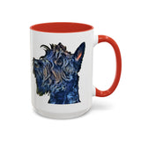 Schnauzer Ceramic Accent Coffee Mug, 2 sizes