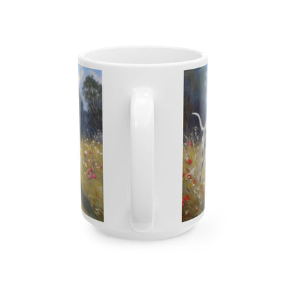 Whippet  --  Ceramic Mug, (11oz, 15oz)