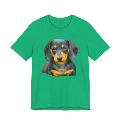 Dachshund 'Doxie #2' Unisex Jersey Short Sleeve Tee