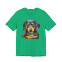 Dachshund 'Doxie #2' Unisex Jersey Short Sleeve Tee