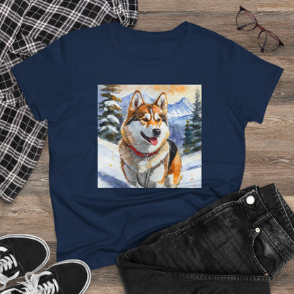 Chinook 'Sled Dog' Women's Midweight Cotton Tee