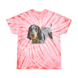 Bluetick Coonhound Unisex Cotton Tie-Dye Tee, Cyclone