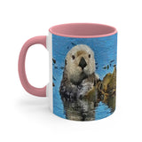 Sea Otter 'Ollie' Accent Coffee Mug, 11oz